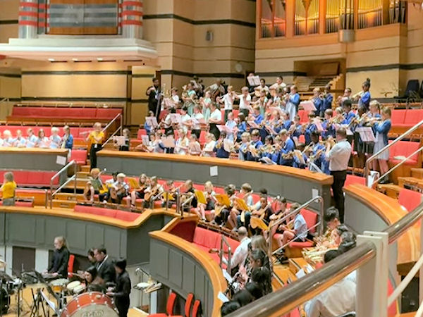 Brass Band Play at Symphony Hall