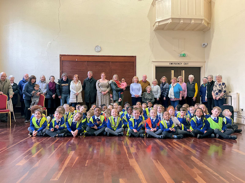 Reception Entertain the Local Parishioners