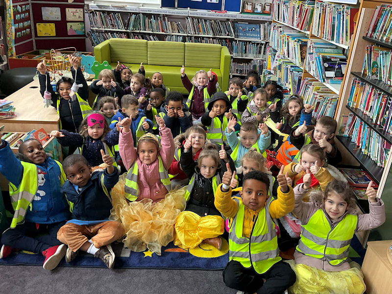 Reception visit Erdington Library