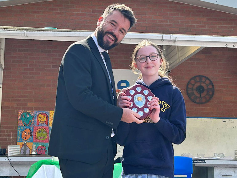 Crombie Shield for Maths winner