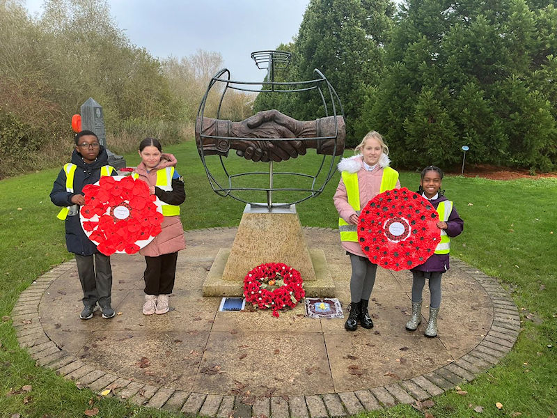 School Council at the National Memorial Arboretum